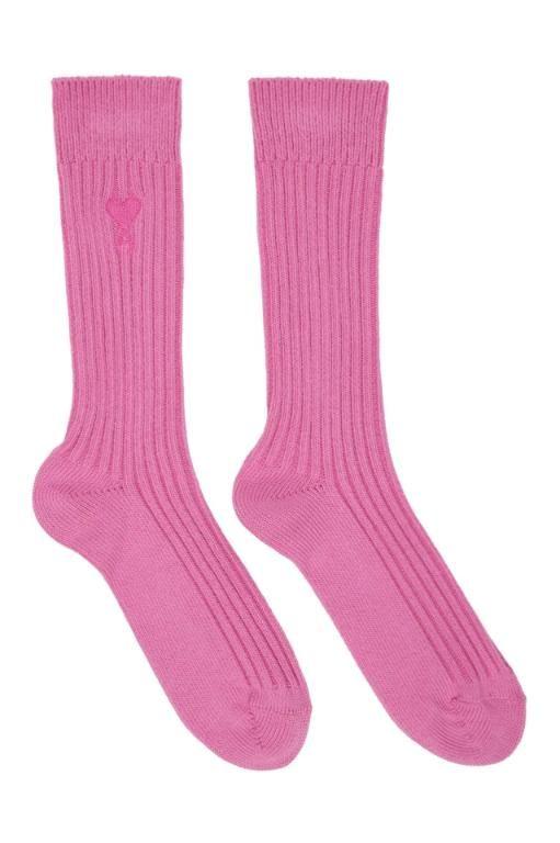 23 SS 아미 핑크 아미 드 꾀흐 양말 231482M220002