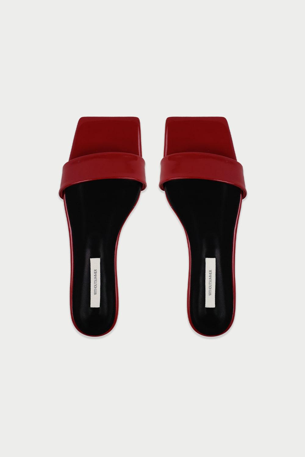 Classic square mule_red