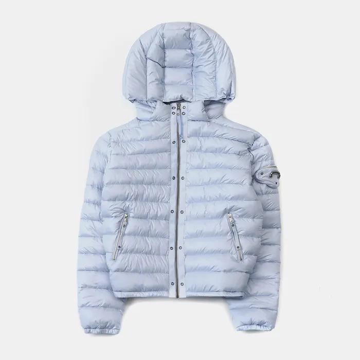 w-jkt25-061 바이퍼31-1 라이트웨이트 후드 푸퍼 - 라이트블루