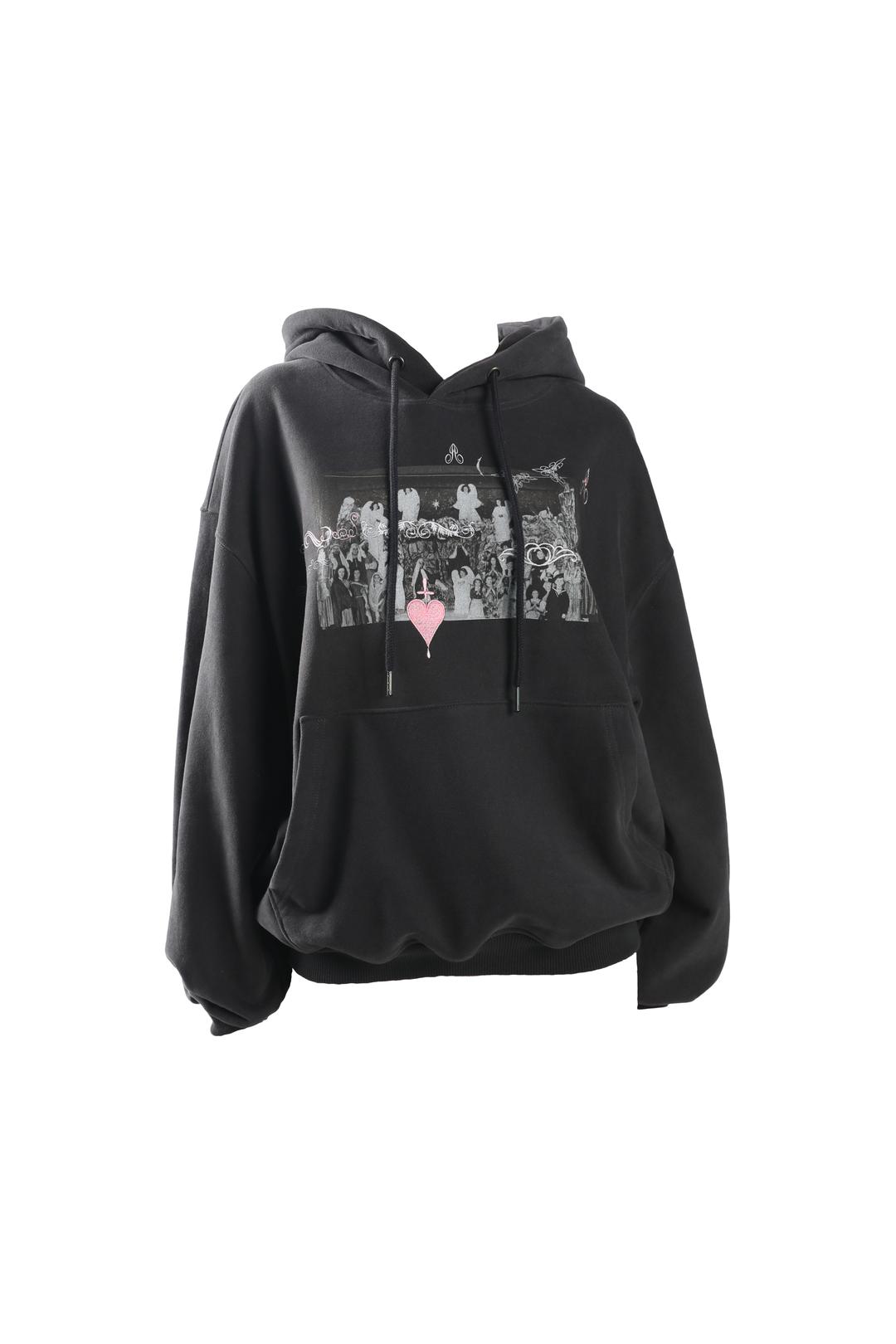 [pre-order 10월6일 순차 출고] Theater club hoodie ver.2 (charcoal)