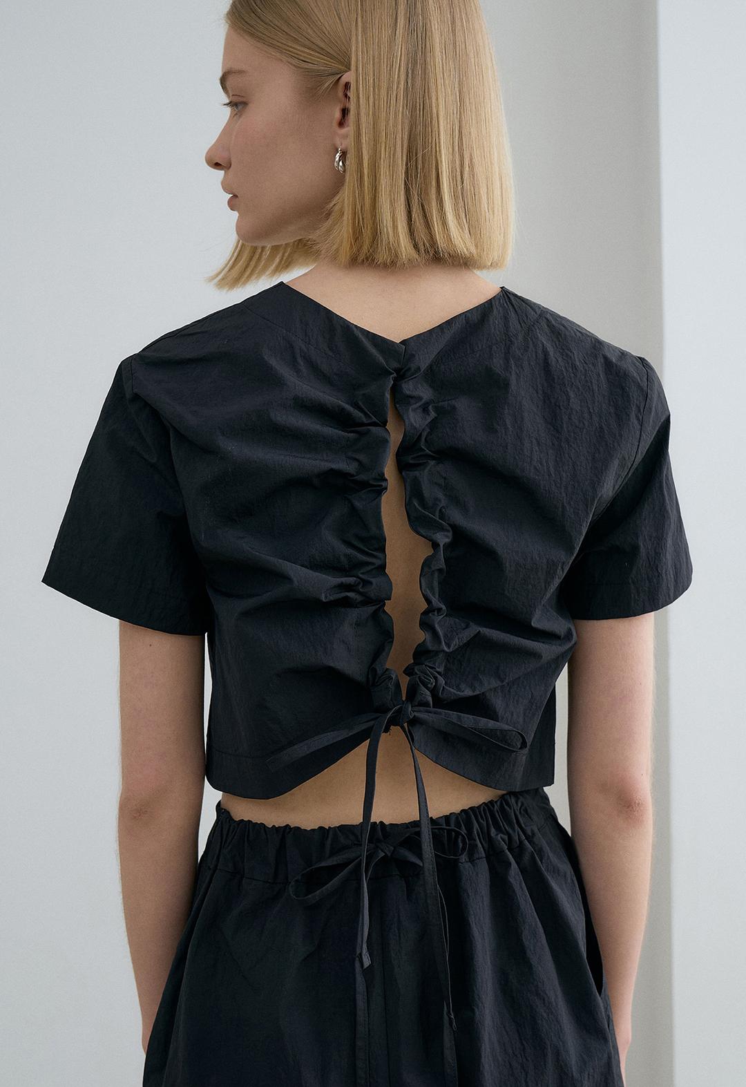 Back String Nylon Top