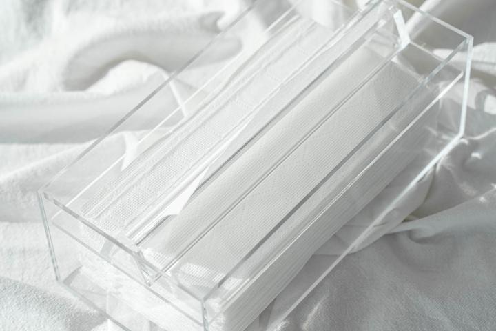 높이조절 아크릴 각티슈 케이스 사각 휴지 케이스