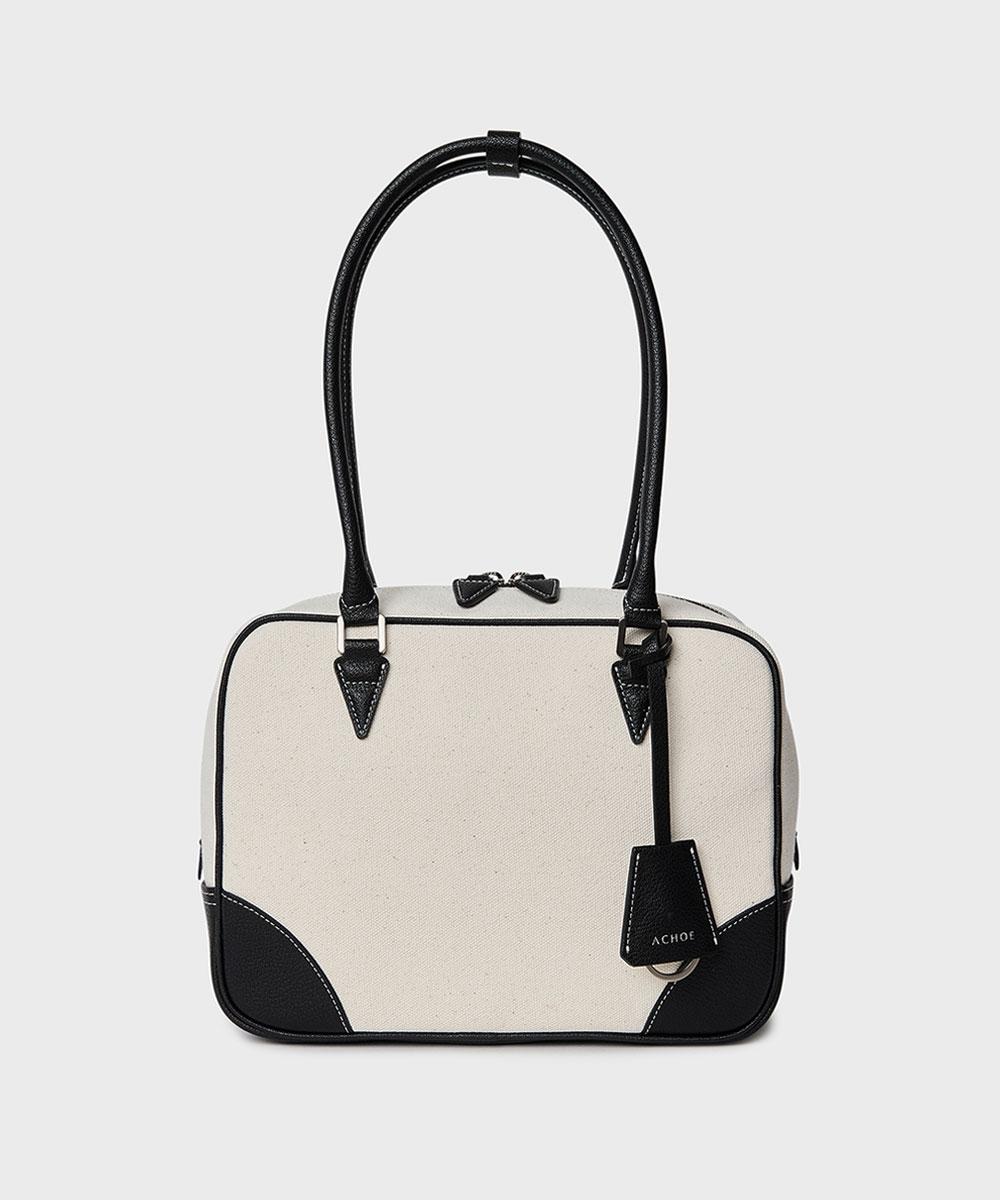 BROSCHE BAG CANVAS BLACK 브로쉐 캔버스백 블랙