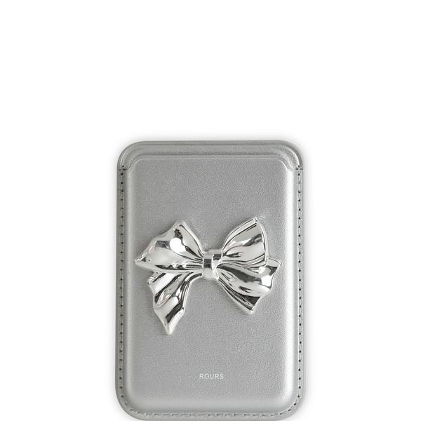 RIBBON MAGSAFE WALLET (SILVER)