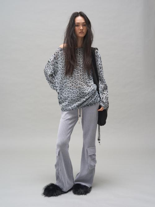 BRYNN CORDUROY BOOTSCUT PANTS_GREY