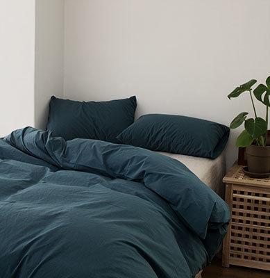 드리밍 60수 고밀도 코튼 베딩_turquoise