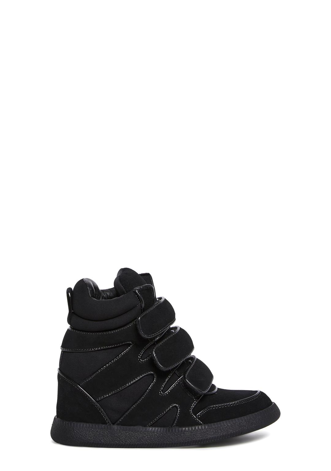 Ambient Wedge Sneakers - BLACK / US 5