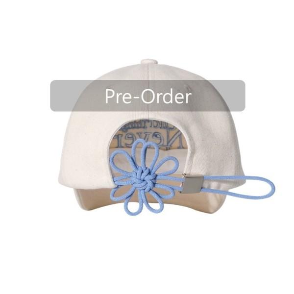 <예약구매 >10/20일 이후 발송 [FLOWER KNOT CAP] - SKY, RED, GREEN