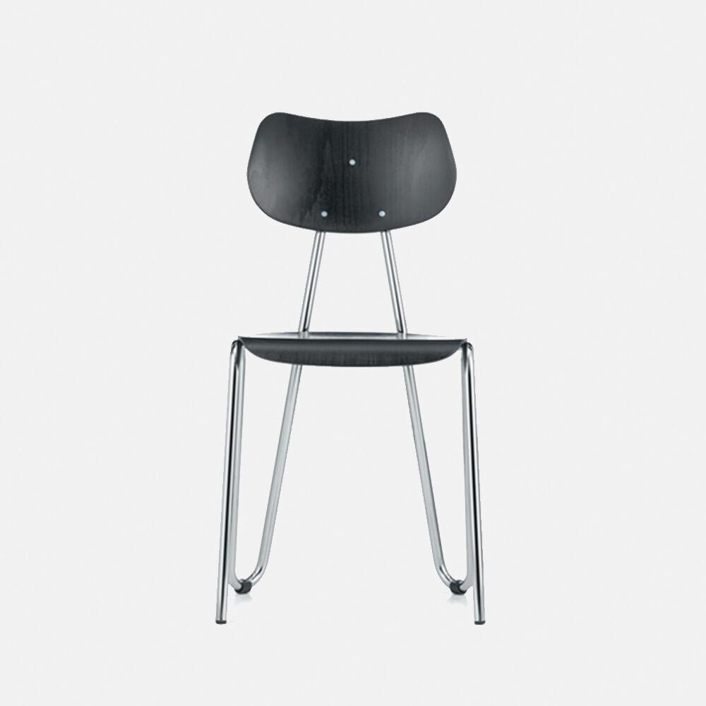 [L&C stendal] Arno 417 Chair, Black / Chrome (예약주문)