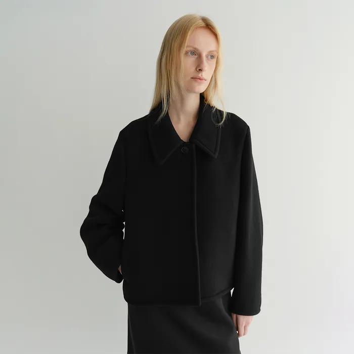 IAN SHORT COAT (BLACK)