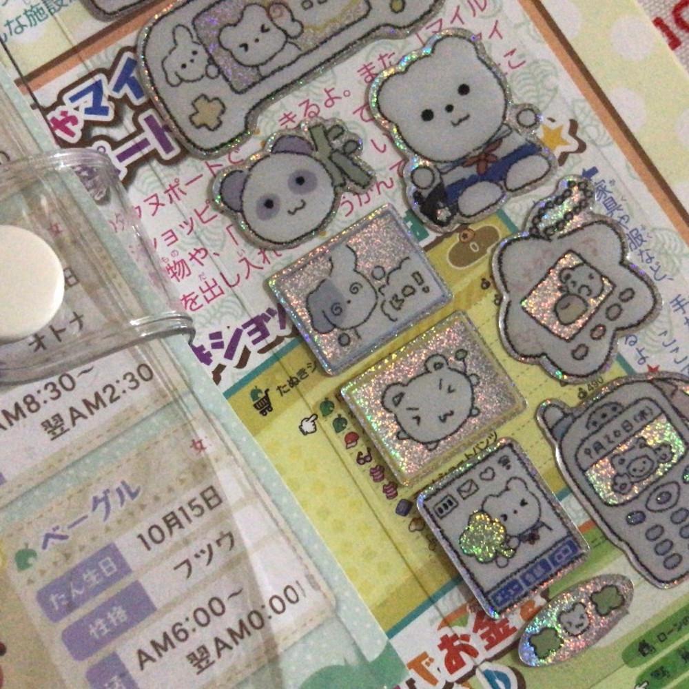 [히나쿠우] 럭키! 기분 좋은 날 홀로그램 에폭시 스티커