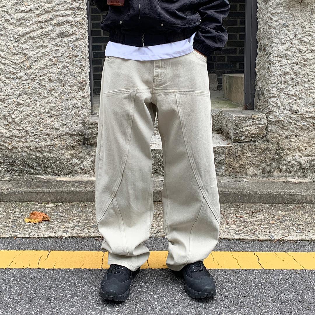 노드 멀티 인시전 다이드 팬츠 (2color)