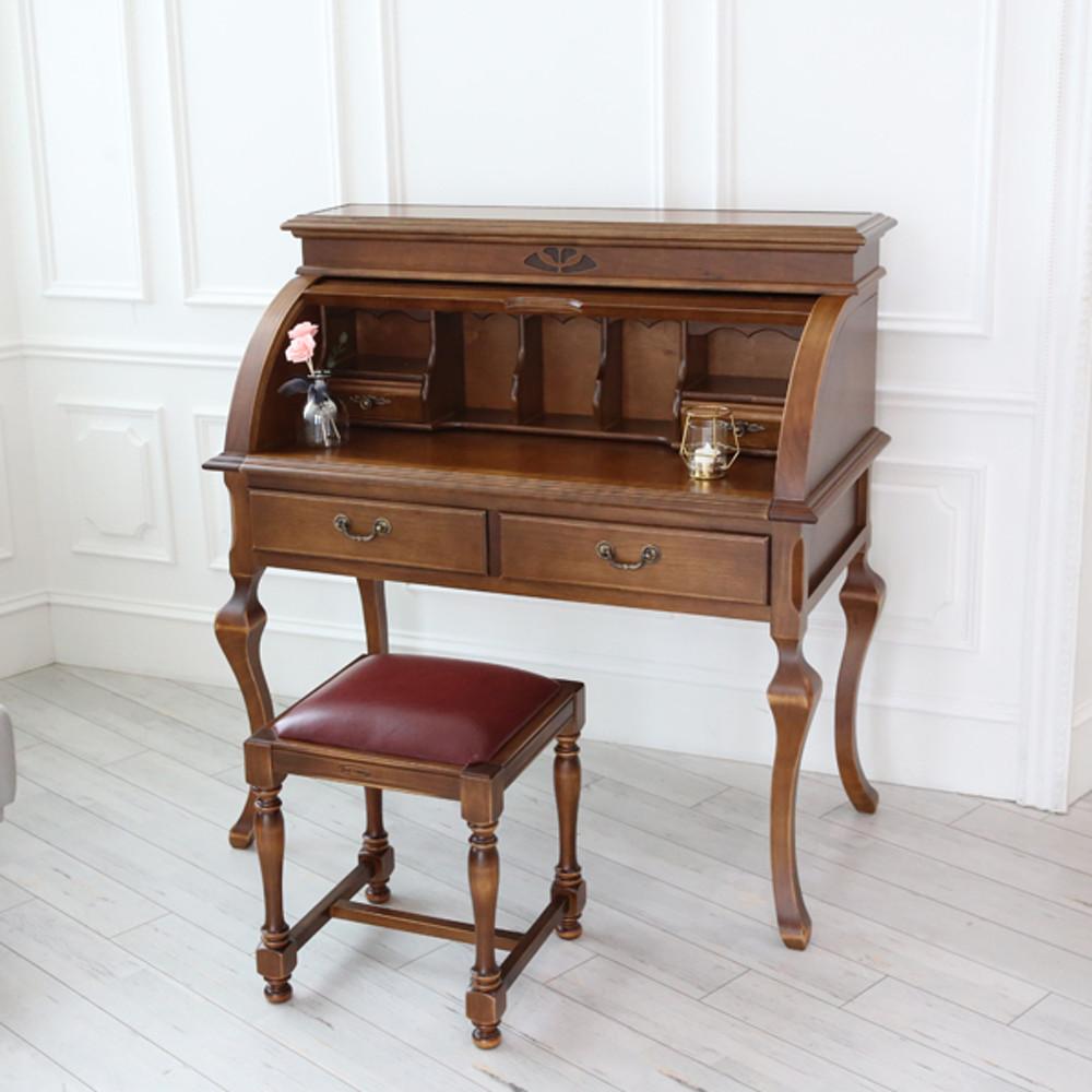 [로이퍼니처랩] 메이플 엔틱 원목 책상