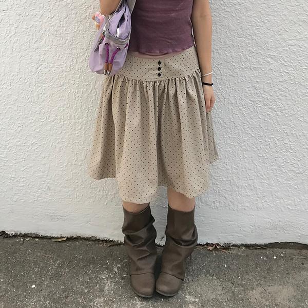 도트 플레어 스커트 ( dot flare skirt)