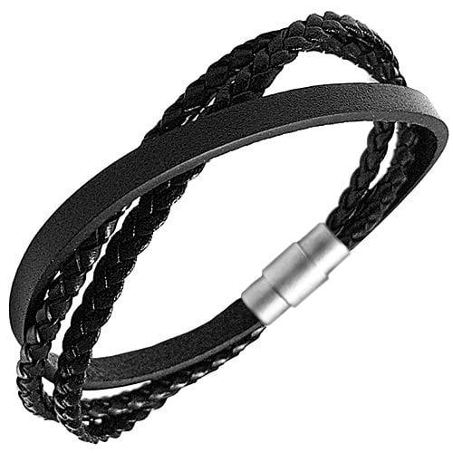LAYERED LEATHER (BLACK)