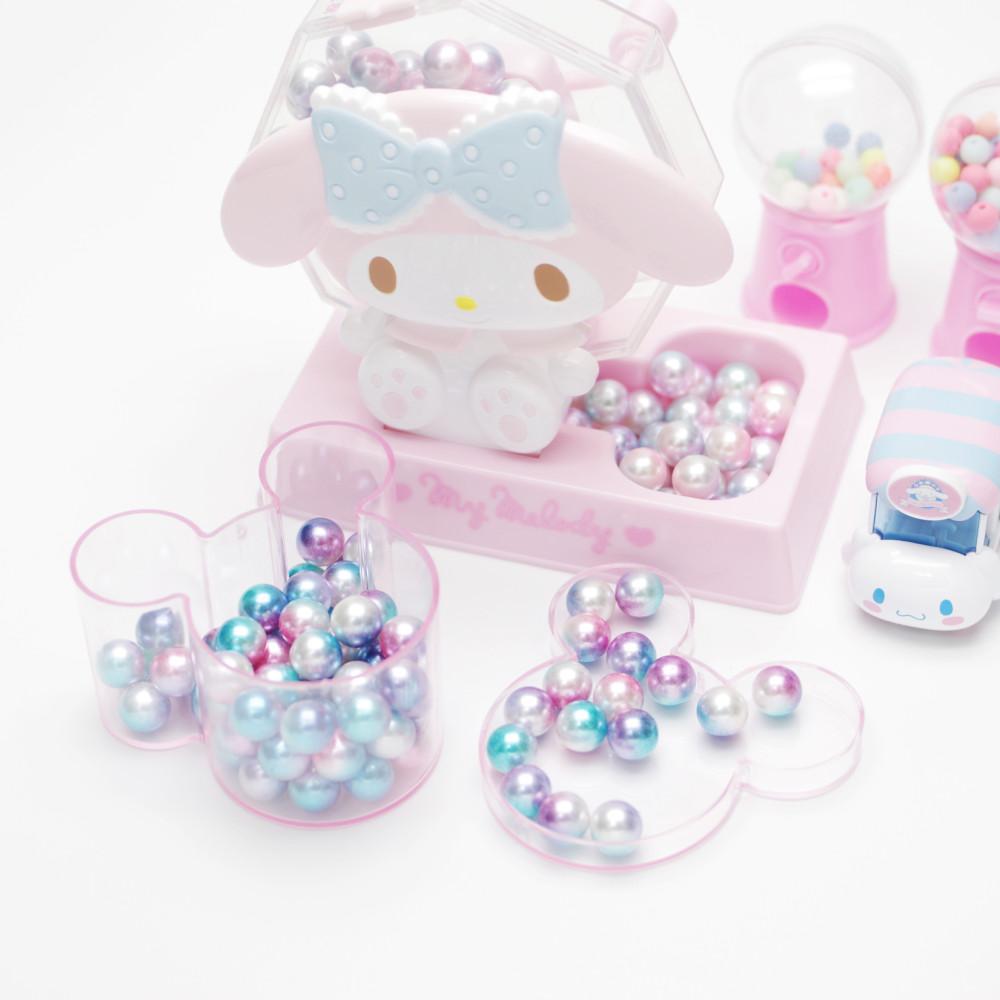 [구멍없음] 그라데이션 오로라 진주구슬 20g 비즈 공예 팔찌만들기 재료 악세사리부자재