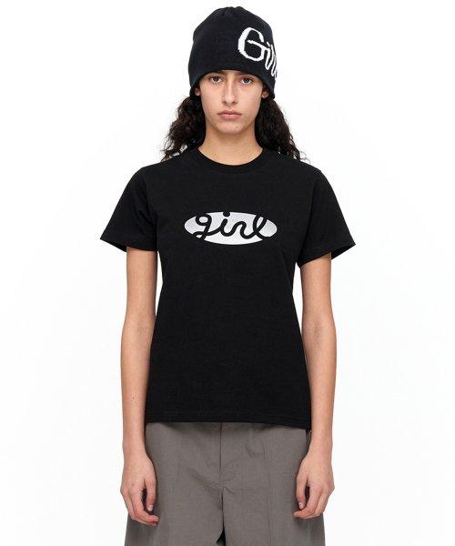 CIRCLE REFLECTIVE TEE black