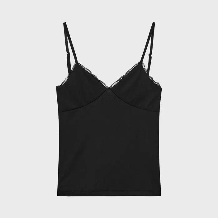 DEINET LACE SLEEVELESS IN BLACK