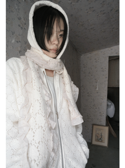 에프터먼데이 블룸 레이스 집업 (2c)