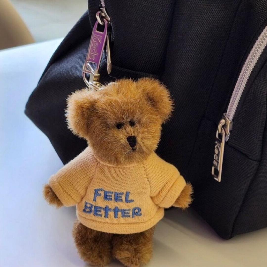 보이즈베어 쪼꼬미 메세지 곰 인형 키링 [Feel better] bear keyring