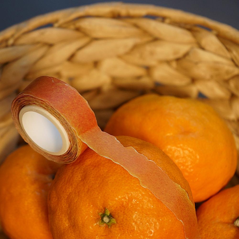 jeju mandarin orange masking tape / 제주감귤 마스킹 테이프 / 귤껍질 테이프