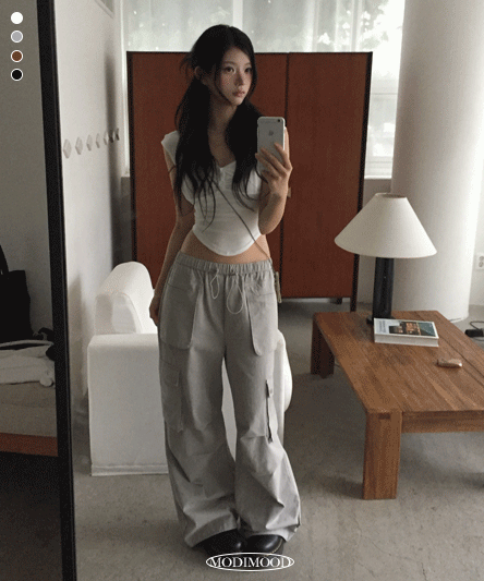 [Fit/Quality Guaranteed🤎] Irom Snap Pocket Point Cargo PT- 4 Colors