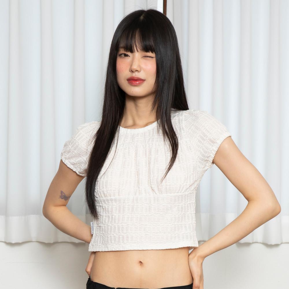 WXT011 퍼퓸 반팔 티셔츠 (WHITE)