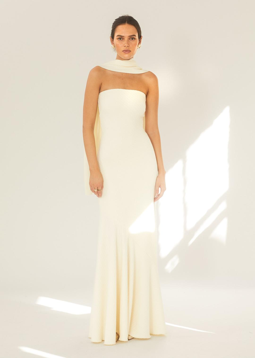 JULIANA DRESS IVORY - S
