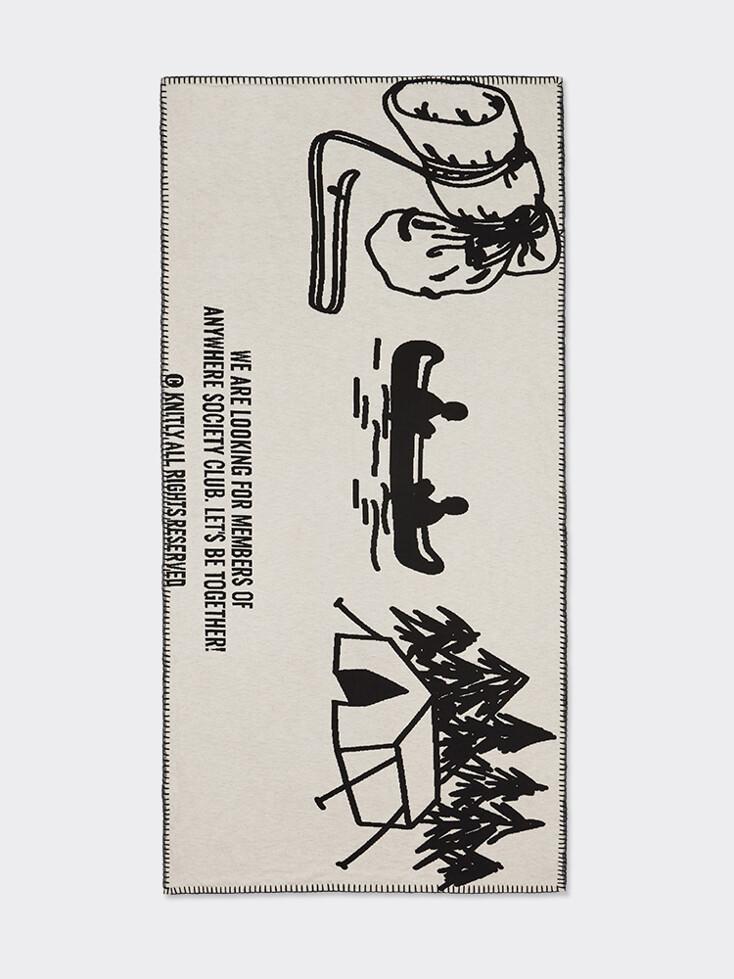 Camping Knit Blancket