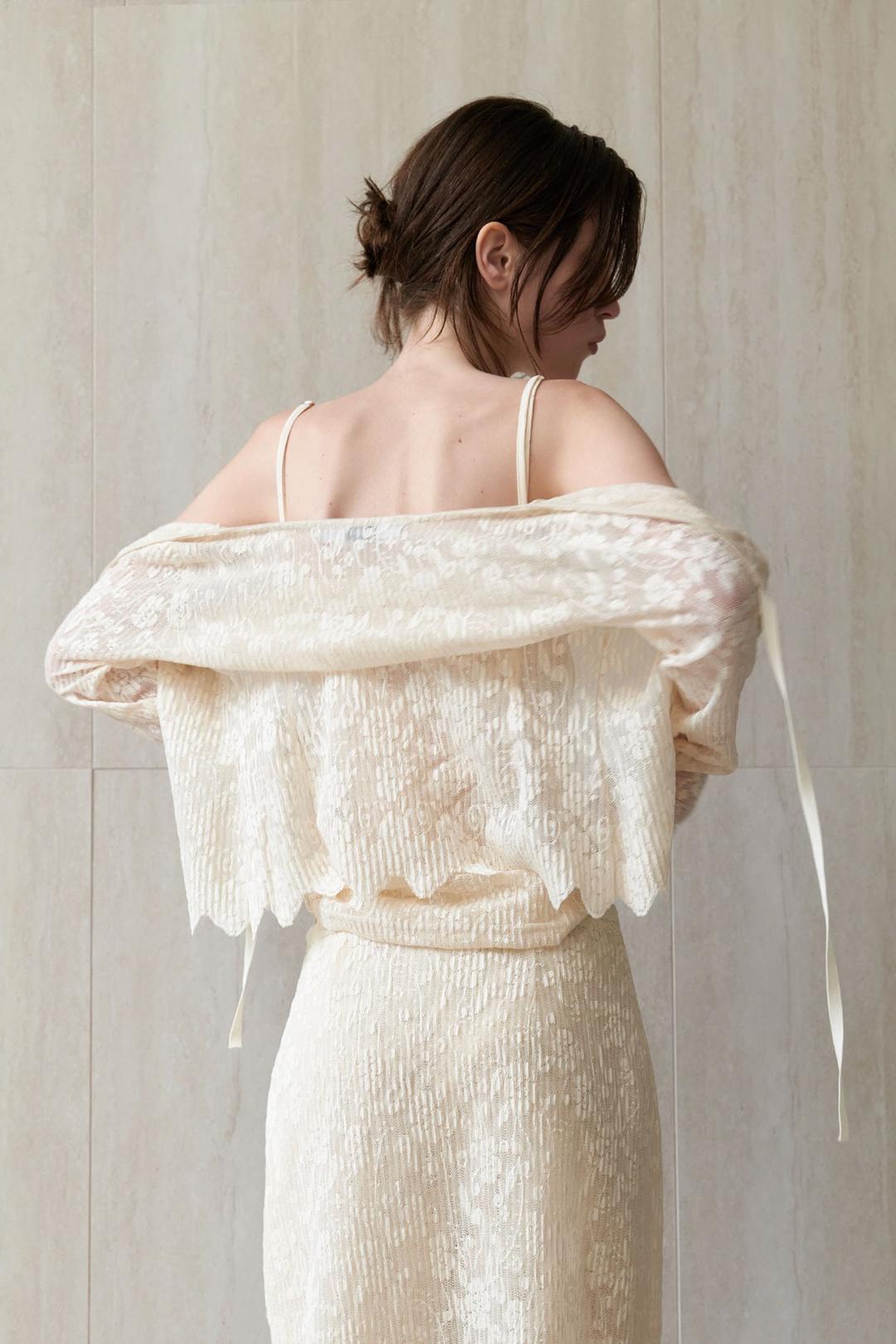 [2ND] FLOWER JERSEY CHEMISOLE - IVORY