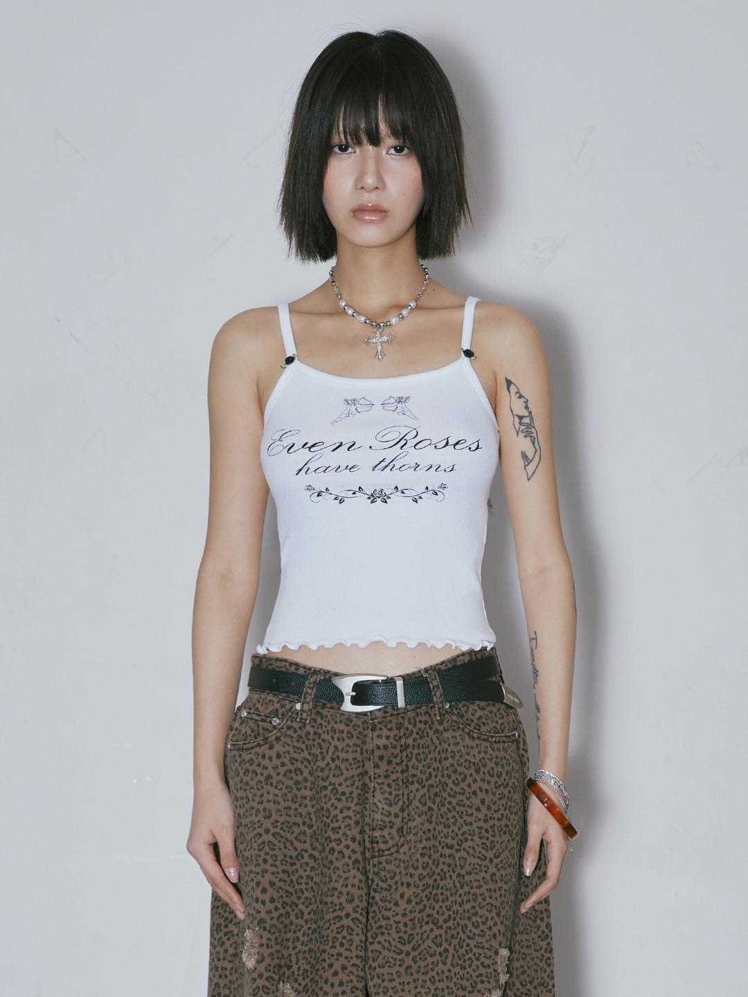 ANGEL ROSE SLEEVELESS_WHITE