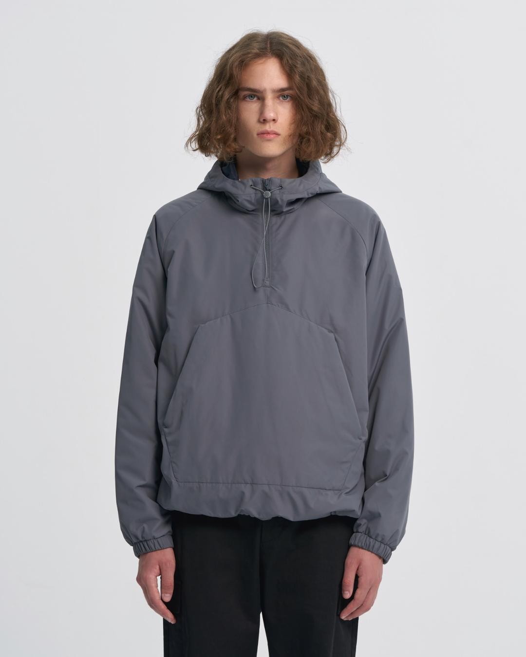 [얼리버드] LIGHTWEIGHT HOOD PADDED ANORAK - CHARCOAL