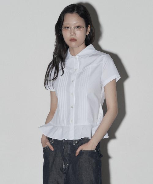 pintuck bl (white)