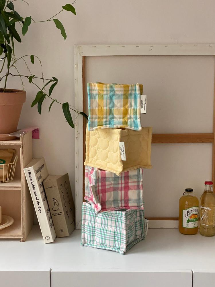 패브릭바스켓 패브릭박스 홈카페소품 인테리어소품