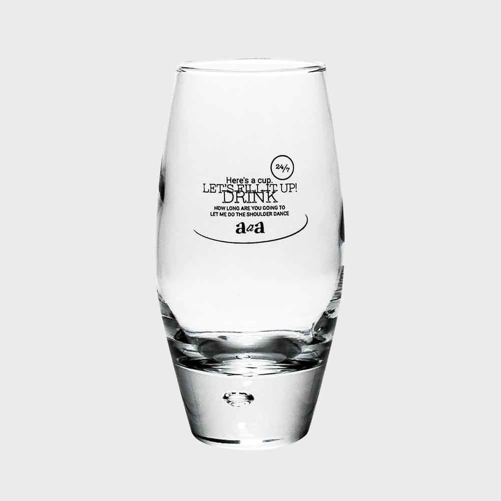 필업 에어볼 레터링 글라스 Fill up air ball glass