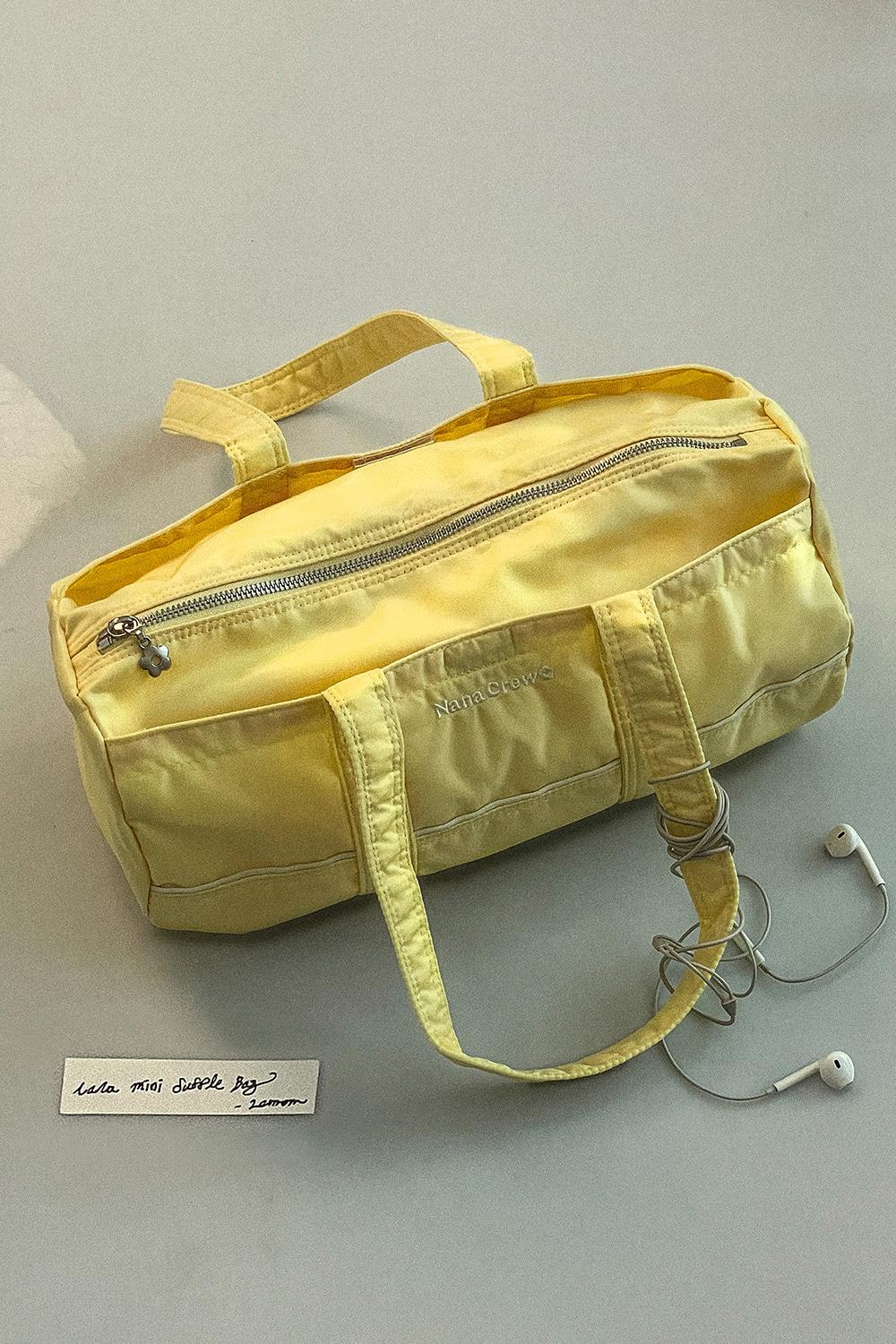 [1st Pre-Order 6/18 배송] NANA MINI DUFFLE BAG - LEMON