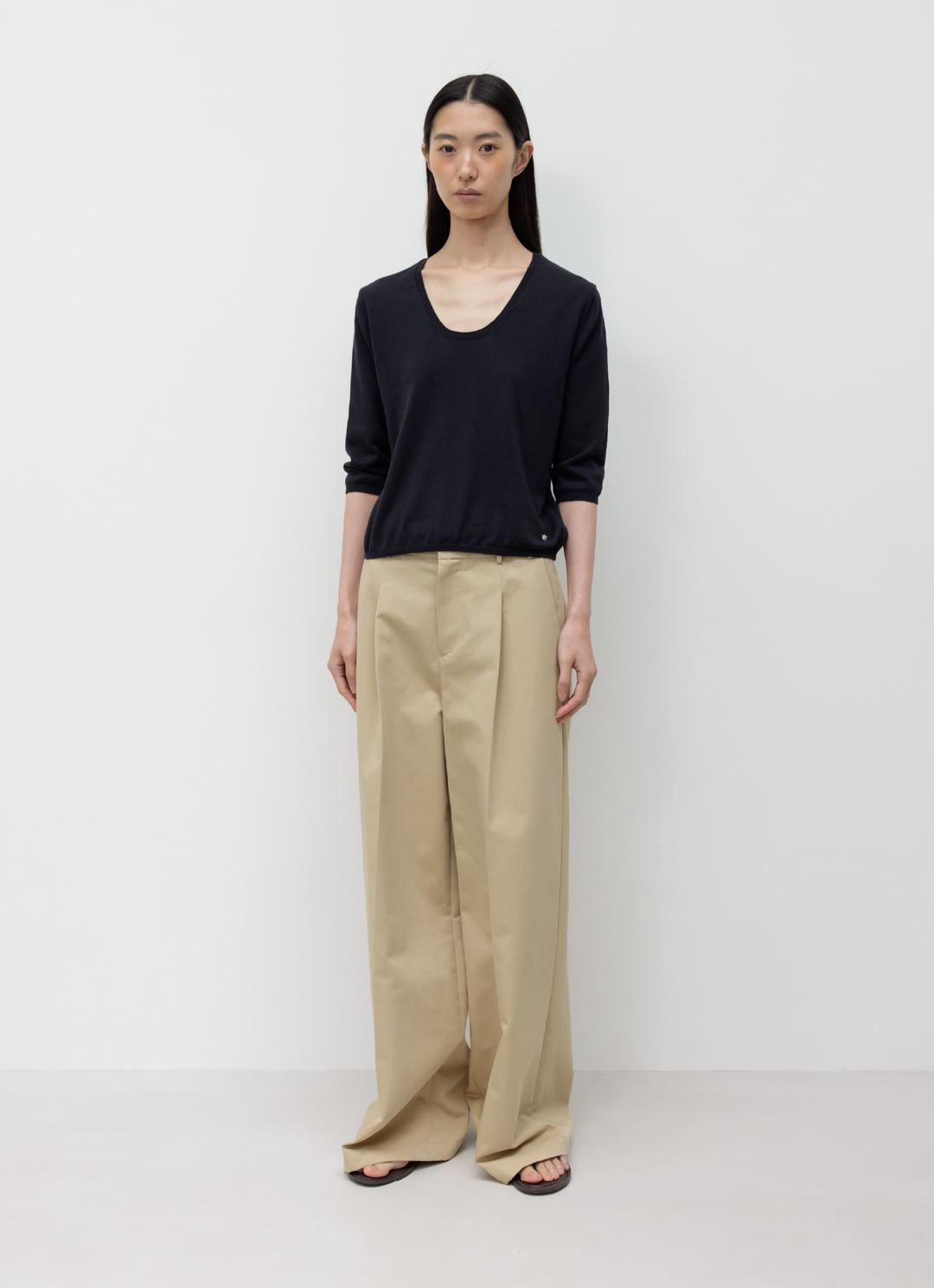 [4/13 예약배송] 26SS WIDE FIT COTTON PANTS / BEIGE