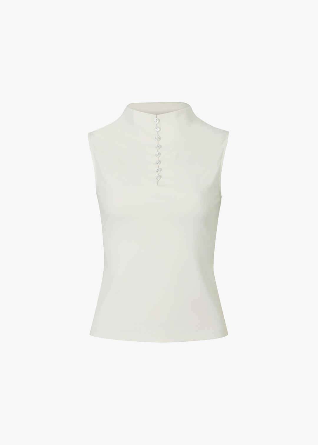 하이넥 버튼 다운