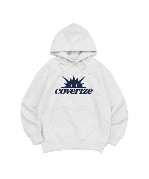 ANGRY SUNNY HOOD TEE (LIGHT MELANGE)