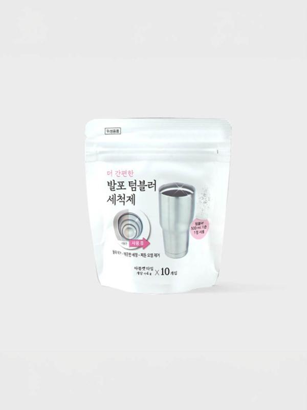 발포 텀블러 세척제 4 g X 10 개입