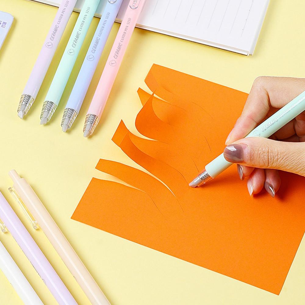 안전 커터칼 세라믹 펜칼 펜모양 커팅펜 사무용 문구용