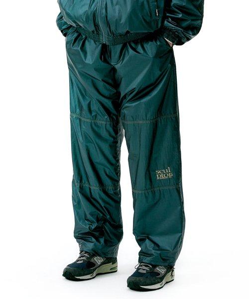 Triple Stitched Jogger Pants Metallic Green