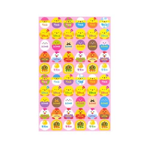 종이나라 칭찬스티커 7매 04-계란