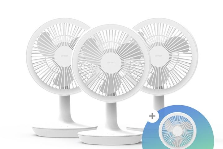 탁상용 캠핑용 무선 미니 선풍기 AF01 3+1