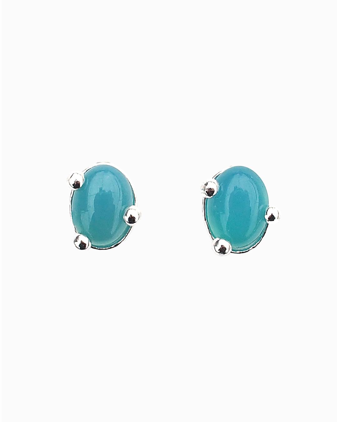 Joy Earrings _ Blue Jade