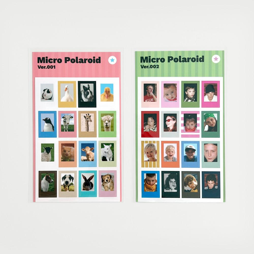 micro polaroid sticker 폴라로이드팩 마이크로 폴라 다꾸 폴라팩
