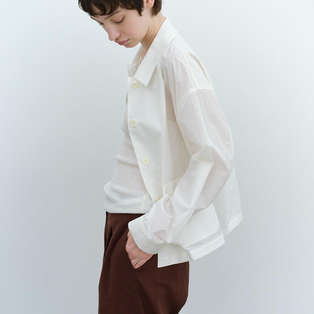 nylon jumper (white)