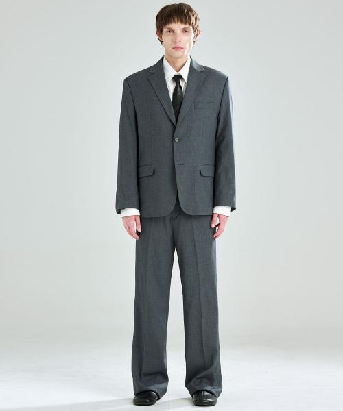 레거시 와이드 수트 셋업 차콜
