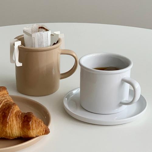 라운드 컬러 머그컵 2 size