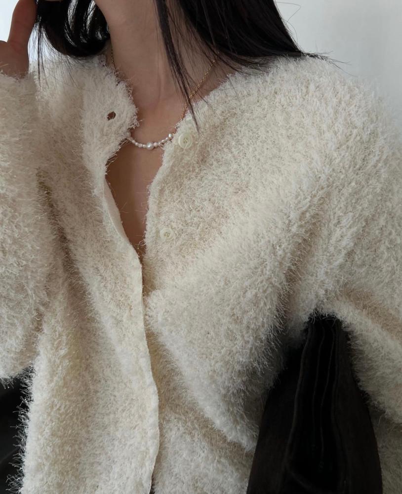 [뮤즈] 웨어러블 23fw 부클 가디건 (2color)